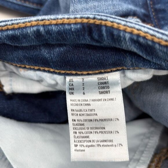 American Eagle High-Rise Stretch Jegging Size 2 Short Faded Blue‎ - Picture 11 of 11